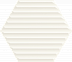 Керамическая плитка (кафель) для стен глазурованная Paradyz Woodskin Bianco Heksagon B 171х198 фото № 1