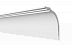 Плинтус потолочный из дюрополимера Decor-Dizayn Белая Лепнина Карниз DD 511 фото № 1