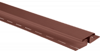 H профиль (соединительная планка) для сайдинга Альта-Профиль Красно-коричневый, 3м