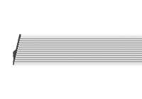 Плинтус потолочный из композитного полиуретана Европласт Lines 6.50.702
