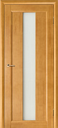 Межкомнатная дверь массив сосны Vilario (Стройдетали) Вега-18 ДЧ, Светлый орех (900х2000)