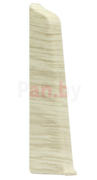 Заглушка для плинтуса ПВХ LinePlast LS006 Бальза светлая, 85мм (левая) фото № 1
