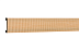 Декоративная интерьерная рейка из дюрополимера Decor-Dizayn 618-63PR с насечкой, 3000*40*15 фото № 1