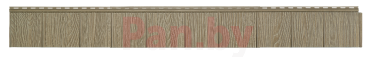 Фасадная панель (цокольный сайдинг) Ю-пласт Hokla S-Lock Щепа Натуральный орех фото № 2