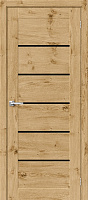 Межкомнатная дверь шпон натуральный el Porta Wood Modern Вуд Модерн-22 Barn Oak Black Star