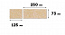 Гибкая фасадная панель АМК Тычок однотонный 501 фото № 3