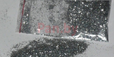 Блестки для жидких обоев Silk Plaster точки серебро (10 гр) фото № 2