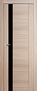 Межкомнатная дверь царговая экошпон ProfilDoors серия X Модерн 62X, Капучино мелинга Черный лак