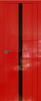 Межкомнатная дверь царговая ProfilDoors серия STP 2.04STP, Pine Red glossy Черный лак