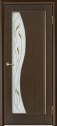 Межкомнатная дверь массив сосны Vilario (Стройдетали) Руссо ДЧ, Венге (900х2000)