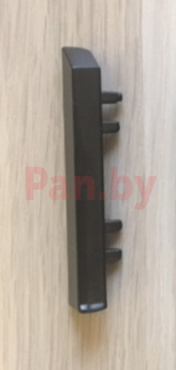 Заглушка для плинтуса металлическая AlPro13 2642 черный (пара) фото № 1