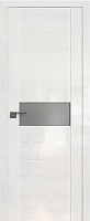 Межкомнатная дверь царговая ProfilDoors серия STP 2.05STP, Pine White glossy Серебряный матовый лак
