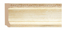 Плинтус напольный из полистирола уплотненного Декомастер Светлое золото 166-281 (90*19*2400мм)