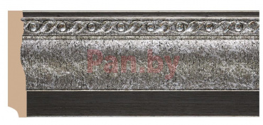 Плинтус напольный из полистирола уплотненного Декомастер Stone Line 153-44 (95*15*2400мм) фото № 1