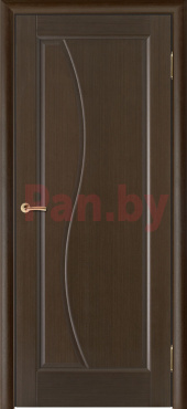 Межкомнатная дверь массив сосны Vilario (Стройдетали) Руссо ДГ, Венге (900х2000) фото № 1