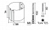 Хомут (кронштейн) водосточной трубы Grand Line Optima 125/90 на кирпич, круглое сечение, темно-коричневый фото № 2