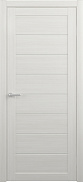 Межкомнатная дверь МДФ экошпон Albero Мегаполис Сеул Кипарис Белый, белый акрилат