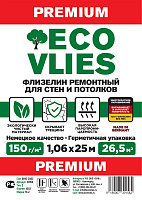 Малярный флизелиновый холст Ecovlies Premium 39150, 150г/м2