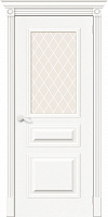 Межкомнатная дверь шпон натуральный el Porta Wood Classic Вуд Классик-15.1 Whitey White Crystal