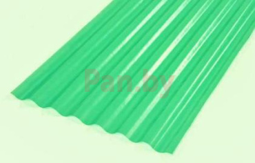 Поликарбонат профилированный Юг-Ойл-Пласт Зеленый 2000*1050*0,9 мм (волна) фото № 2