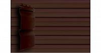 Сайдинг наружный виниловый Grand Line Premium Acryl Корабельная доска Темный Дуб, 3м