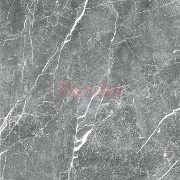 Керамогранит (грес) под мрамор Гранитея Пайер G285 Черный 600x600 полированный фото № 2