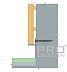 Плинтус универсальный алюминиевый Pro Design Panel 7208 теневой анодированный фото № 5