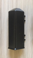 Угол наружный для плинтуса металлический AlPro13 2642 черный