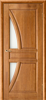 Межкомнатная дверь массив сосны Vilario (Стройдетали) Моне ДЧ, Орех