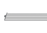 Плинтус потолочный из композитного полиуретана Европласт Lines 6.50.705