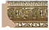 Декоративный багет для стен Декомастер Ренессанс 400-956 фото № 1