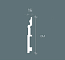Плинтус напольный из композитного полиуретана Европласт 6.53.113 фото № 2
