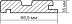 Профиль для панелей МДФ Stella Beats De Luxe Palomino, стартовый, 2700*66,5*16 фото № 2