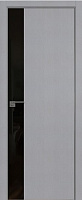 Межкомнатная дверь МДФ ProfilDoors серия STK 14STK, Pine manhattan grey Черный глянец (кромка матовая, 4-сторон)
