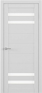 Межкомнатная дверь МДФ экошпон Albero Мегаполис Пекин Кипарис Белый, белый акрилат