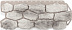Фасадная панель (цокольный сайдинг) Альта-Профиль Бутовый камень Скандинавский фото № 1
