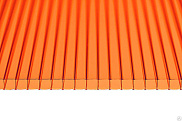 Поликарбонат сотовый Сэлмакс Групп Мастер оранжевый 6 мм, 2100*6000 мм 