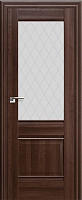 Межкомнатная дверь царговая ProfilDoors серия X Классика 2X, Орех сиена Мателюкс матовый ромб