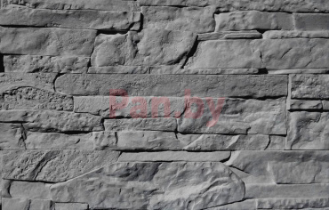 Декоративный искусственный камень Polinka Сланец Рифейский  гипсовый 0206Л, серый люкс фото № 1