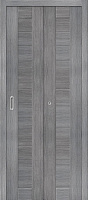 Межкомнатная дверь складная (книжка) el Porta Porta X Порта-21 Grey Veralinga