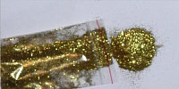Блестки для жидких обоев Silk Plaster точки золото (10 гр)