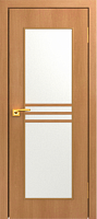 Межкомнатная дверь МДФ ламинированная Юни Стандарт С-65, Миланский орех