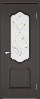 Межкомнатная дверь МДФ Ростра Орхидея, Венге Мателюкс матовый (фьюзинг)