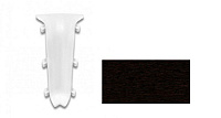 Угол внутренний для плинтуса ПВХ Ideal Деконика 303 Венге темный 55 мм
