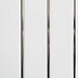 Панель ПВХ (пластиковая) лакированная Dekostar Люкс Трехсекционная - Серебро 3000*240*8 фото № 1