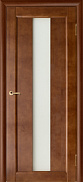 Межкомнатная дверь массив сосны Vilario (Стройдетали) Вега-18 ДЧ, Темный орех (900х2000)