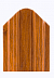 Штакетник металлический МКтрейд 90 мм, под дерево Золотой Дуб фото № 1