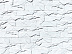 Декоративный искусственный камень Polinka Кирпичный скол  гипсовый 0800, белый фото № 1