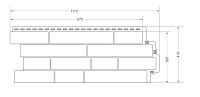 Фасадная панель (цокольный сайдинг) Grand Line Сланец Коричневый