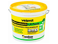 Шпатлевка полимерная Weber-Vetonit LR pasta 20 кг